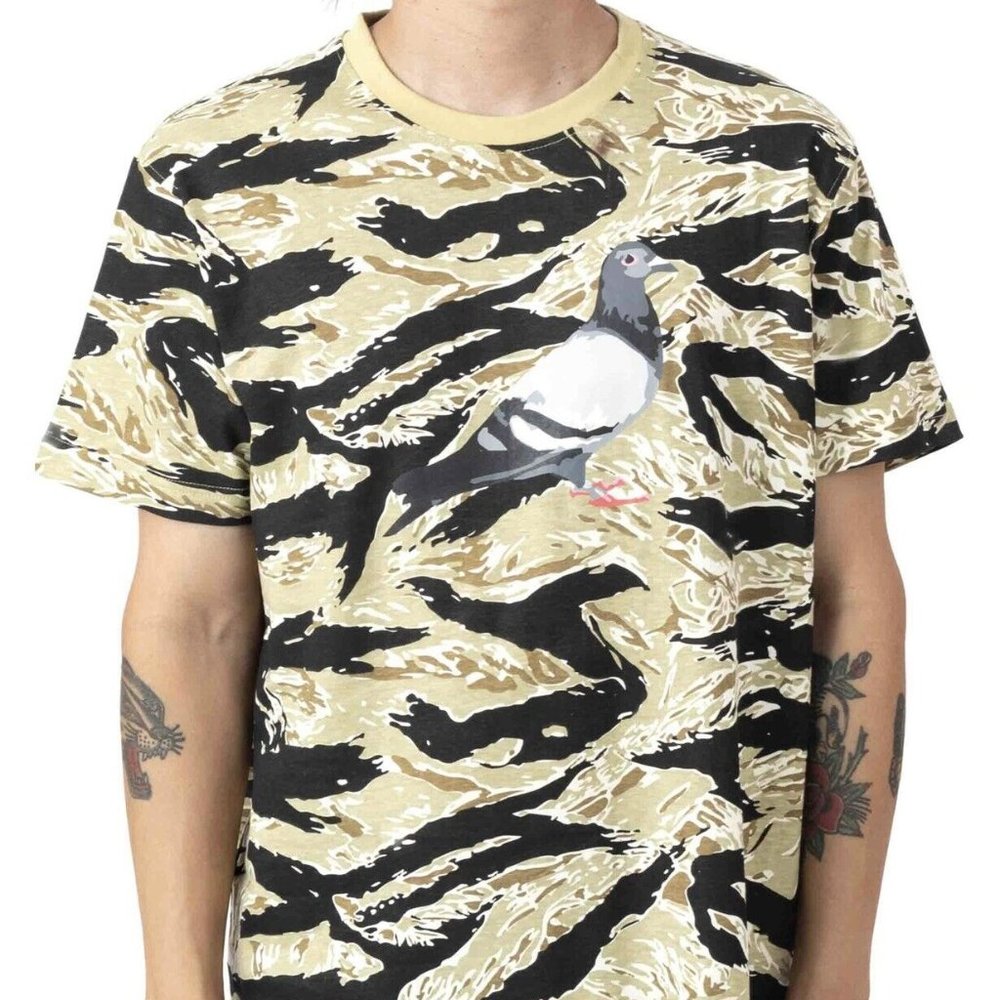 New Staple PIGEON Renown Pigeon Brand Logo T-Shirt Camo